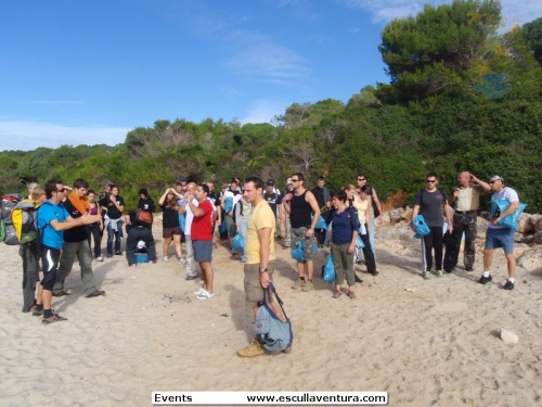 Cova des Coloms (Cueva Marina) - Salida de la categora Espeleo